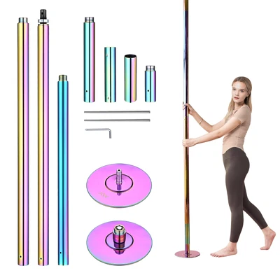 $195.89 • Buy 11 FT Spinning Static Dancing Pole Kit With Extensions Fitness Dance Exercise