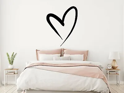 £2.49 • Buy Wall Art Stickers Heart Love Window Decal Room Bedroom Shop Drawing Vinyl Home