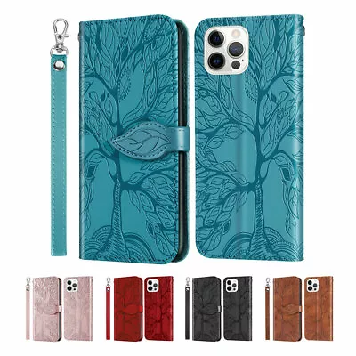 $5.69 • Buy Case For IPhone 11 12 Pro Max 13 Mini XR XS 6 7 8 Plus Leather Wallet Flip Cover