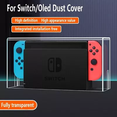 Acrylic Clear Protective Case Dust Display Box Cover For Nintendo Switch/OLED • $29.99