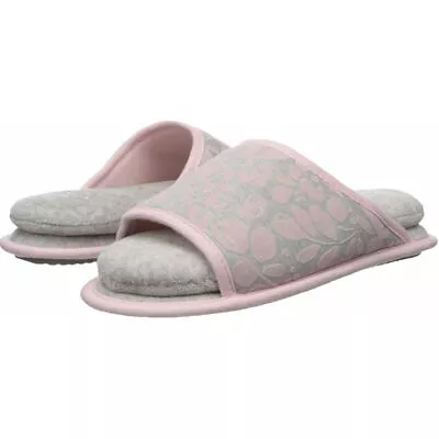 DF By Dearfoams Women's Cloud Step Slide Slippers In Chalk Pink L (9-10) • $14.99