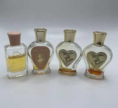 Vintage White Shoulders Parfum Perfume Bottle Miniature Mini Lot • $19.99