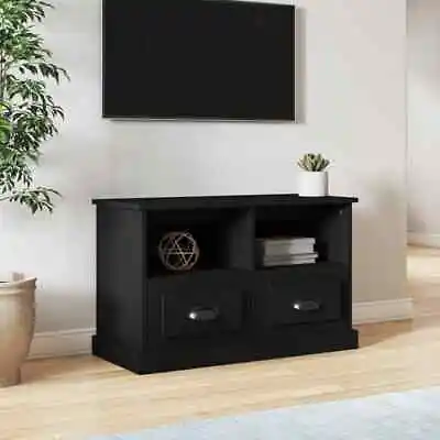 $102.26 • Buy VidaXL TV Cabinet Black 80x35x50 Cm Engineered Wood
