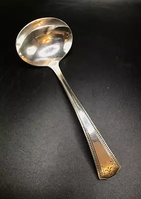 National Silver Co NSC 1917 Adam Sauce Gravy Ladle Silverplate Flatware EPNS 6  • $5