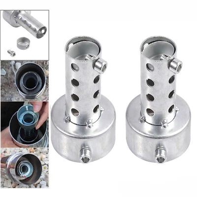 2X 48mm Universal Motorcycle Exhaust Can Muffler Baffle DB Killer Short Silencer • $16.85
