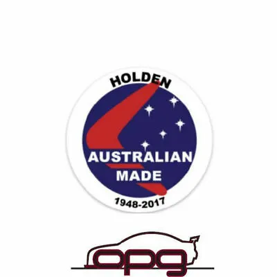 Decal Australian Made Holden 1948-2017 For Holden Commodore HDT HSV VE VF SS SSV • $15