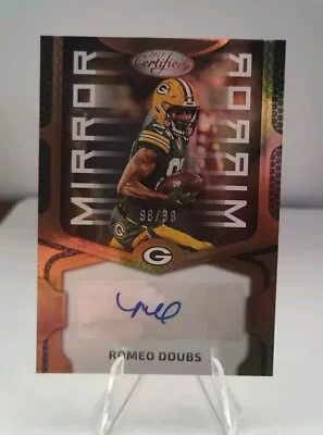 2023 Panini Certified - Mirror Signatures Pink #MS92 Romeo Doubs 98/99 #/99 • $1.95