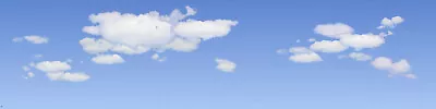 TRACKSIDE BACKDROP #955 Clouds And Sky All Scales • $44.99