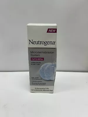 (1) Neutrogena Microdermabrasion System Facial Puffs Refill 24 Puffs • $159.99