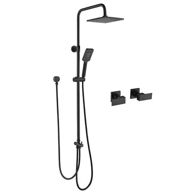 Decaura Shower System Long Rail 8 /9  Rain Shower Head Set Shower Mixer Taps • $249.99