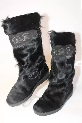 Tecnica Italy Made Vintage EU 42 UK 9 US 10 Womens Fur Moccasin Winter Boots • $20