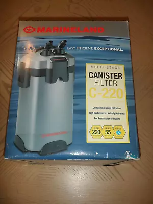 New Marineland Multi Stage Canister Filter C-220 • $49.99