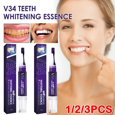 $9.95 • Buy V34 Purple Colour Corrector Teeth Whitening Gel Pen, Tooth Stain Removal Pen AU