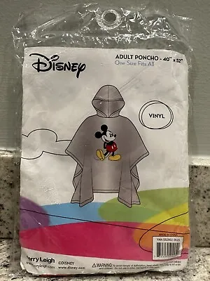 Disney Poncho Mickey Mouse. Adult Sized. Reusable And Good Quality • $9.99