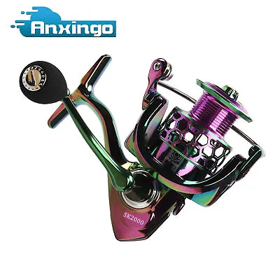 Fishing Reel Colorful Ultralight Metal Spinning Reels With Graphite Frame SK2000 • $19.68