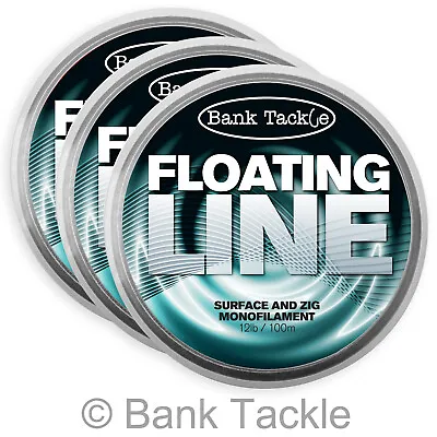 Bank Tackle Floating Line Zig Fishing Surface Carp Rigs 8lb 10lb 12lb 100 Meters • £7.99