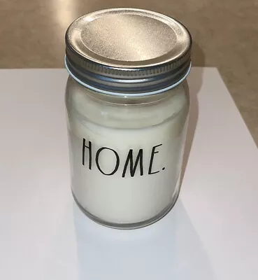 New Rae Dunn Mason Jar  HOME.” Candle. Gardenia Scent • $10.99