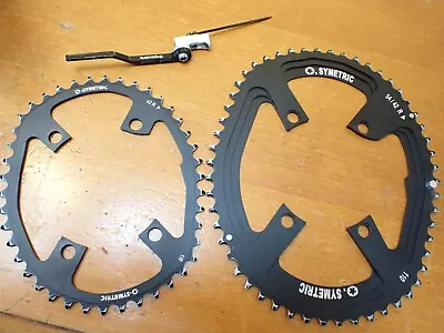 Osymetric Chainring Set 54 42 Plus Specific O-symetric Chain Catcher 110BCD Oval • $150