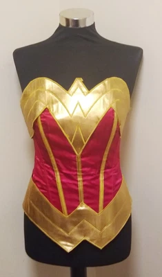 £30 • Buy Wonder Woman Red/Yellow Corset - Size S - Fancy Dress/Steampunk