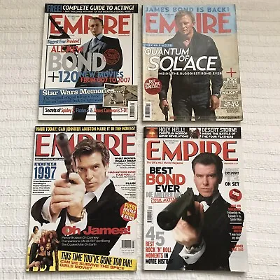 Empire Magazine James Bond Bundle Four Mags • £17