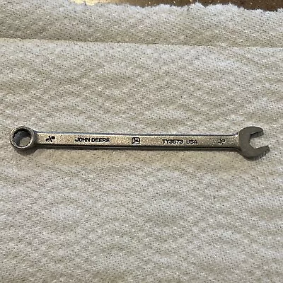 Vintage John Deere 3/8  Combination Wrench TY3573 USA Mint Condition • $22.99