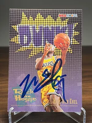 Nick Van Exel Signed Autographed 1996 Skybox NBA Hoops Basketball Card #382 Auto • $11.25