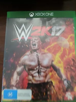 Mint Disc Xbox One WWE 2K17 2017 W2k17 Wrestling Free Postage • $13.85