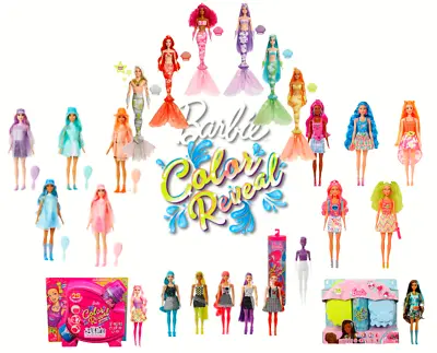 Barbie Color Reveal Doll with 7 Unboxing Surprises, Neon Tie-Dye