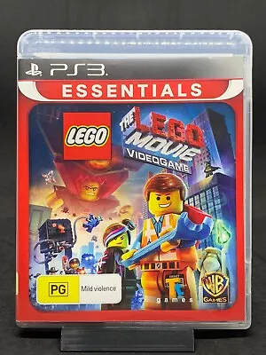 The Lego Movie Videogame PS3 PlayStation 3 Sony PAL Case + Manual ONLY NO GAME • $4.50