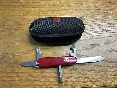 Victorinox Officer Suisse Swiss Army Knife In Black Clamshell • $49