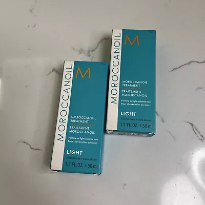 Moroccanoil ~LIGHT Oil Treatment ~ 1.7 Oz 50 Ml Alcohol-free. Travel Size New • $25