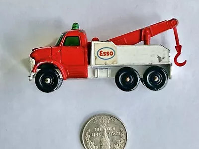 Vintage  Matchbox Lesney #71 Ford Heavy Wreck Tow Truck   Esso England 1968 • $9.95