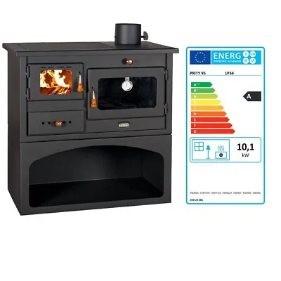 Wood Burning Cooking Stove Solid Fuel Cooker 10.1 KW - PRITY 1P34 • £606