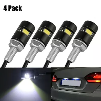 4Pcs LED Number License Plate Tail Light Universal For Motorcycle Motorbike Bike • $7.32