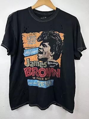 James Brown 18 Piece Band Mr. Dynamite T-shirt Black Medium • $12.90