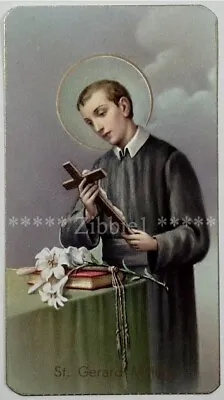 St Gerard Majella Vintage Holy Devotional Card. • $5.50
