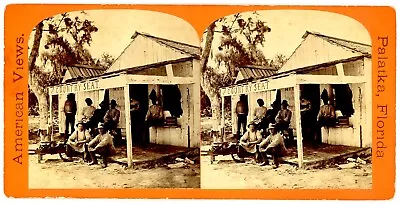 FLORIDA SV - Palatka - Smith's Fishing Camp - Anthony 1870s • $450