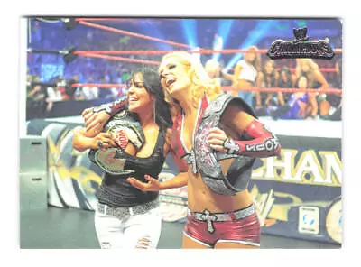 2011 Topps WWE Champions Michelle McCool 36 Layla LayCool Divas • $1.75