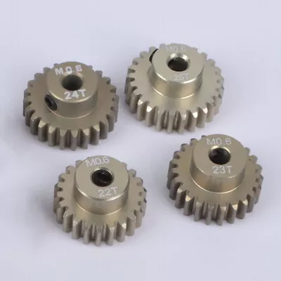 Aluminum 7075 Mod .6 Pinion Gear 22T/23T/24T/25T For Tamiya TT-02S 1/10 RC Drift • $19.95