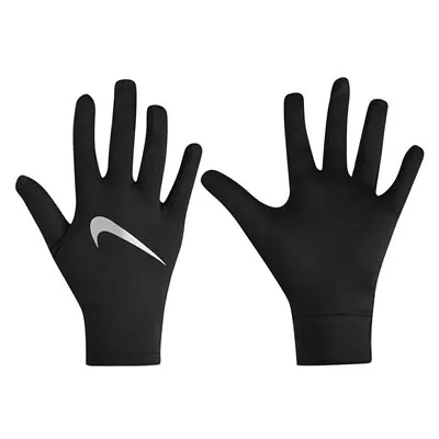 Nike Mens Classic Look Miler Stretch Dry Warm Comfortable Running Gloves • £19.40