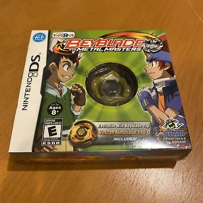 Beyblade Metal Masters GOLD Vulcan Horuseus 145D DS TOYS R US EXCLUSIVE RARE NEW • $79.99