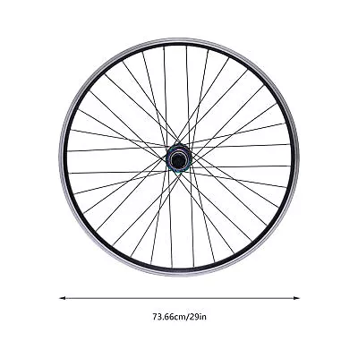 29 MTB Wheelset Aluminum Alloy Rim Disc Brake Bicycle Front Rear Wheel Set • $95