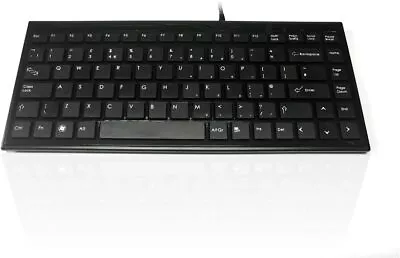 Accuratus 395 Keyboard With Square Keys - USB Slim Mini Black  • £14.96