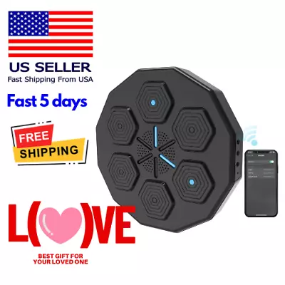 Electronic Wall Target Sandbag Training Music Boxing Machine Sports Home NEW • $49.99