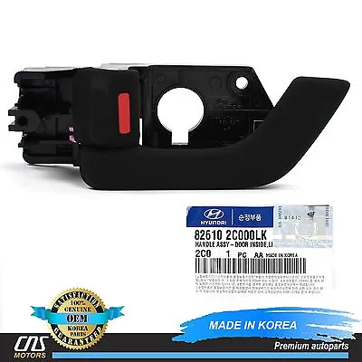 GENUINE Inside Door Handle LEFT For 03-08 Hyundai Tiburon OEM 826102C000LK⭐⭐⭐⭐⭐ • $13.95