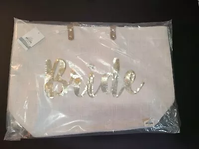 Mud Pie Sequin Bride Tote Bag 14  Tall  Brand New  • $24.22
