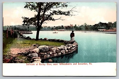 Solitude At Rocky Glen Near Wilkes-Barre And Scranton Pennsylvania 1906 Postcard • $9.80