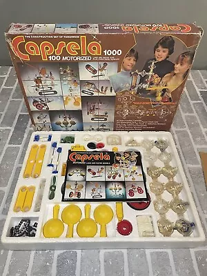 Vintage Capsela 1000 Motorized Science Building Land Water Toy  Complete Box • $99.99