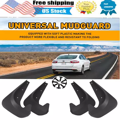 4X Universal Black Car Mud Flaps Splash For Guards Car Auto Accessories Parts • $25.09