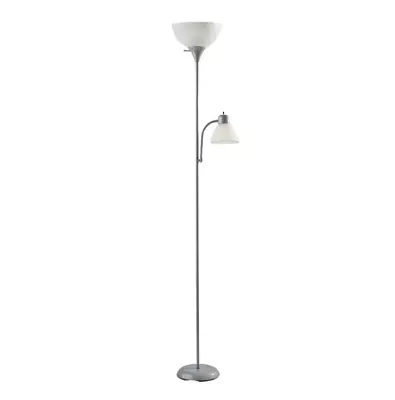 FLOOR LAMP 6-Ft 2 Light Combo Adjustable Reading Lamp 3-Way • $24.91